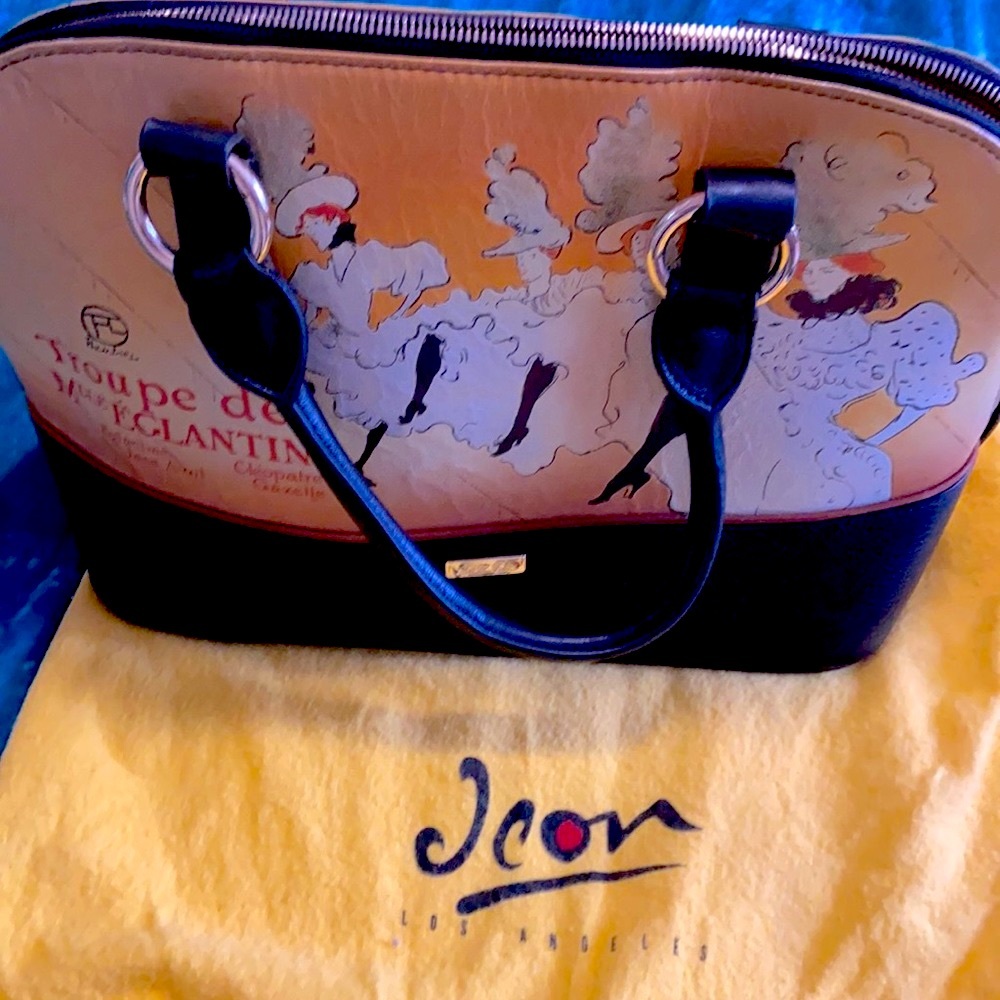 Icon Toulouse Letrec Leather Handbag